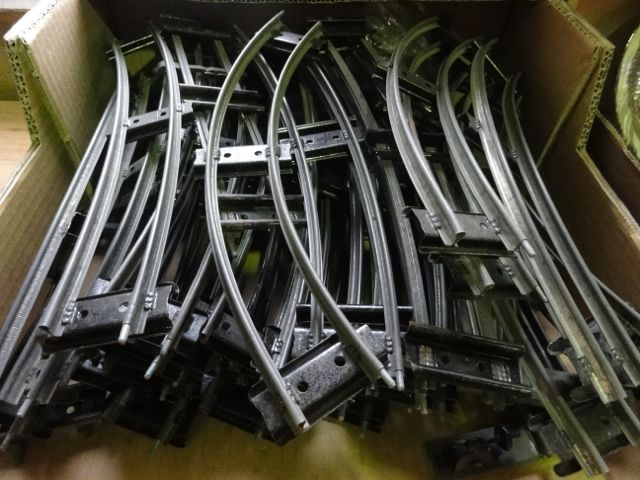 A quantity of 0 gauge model railway track together with a Hornby type 30 engine, rolling stock, etc - Image 2 of 2