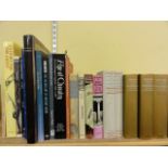 A collection of books, various subjects including Folio Society editions including The History of