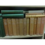 24 volumes of The Waverley Novels, border edition, edited by Andrew Lang, green cloth bindings