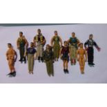 A small collection of vintage Action Men figures