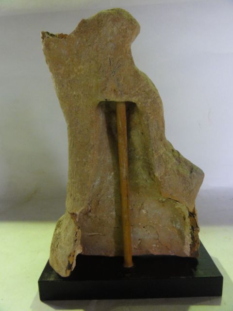 An early worked terracotta study of a standing figure, possibly Roman (face seemingly reworked), - Image 2 of 2