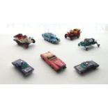 Vintage die cast model vehicles to include Dinky Lady Penelope's Fab 1 Thunderbirds Vehicle, two