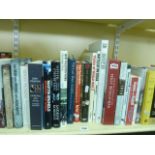 A collection of books relating to, in general, World War II, biographies, general histories of the