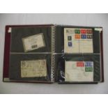 An interesting postal history folder containing a variety of world covers including Victorian,