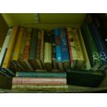 Three boxes of miscellaneous books including Folio Society Works and other novels