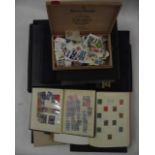 Several folders of stamps including mint editions circa 2000, first day issues, further albums