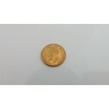 A George V half sovereign, 1912, 3.9g