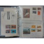 2 folders of Rhodesia and Malawi stamps including First Day Covers, circa 1950 to 1980