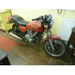 Suzuki GS550E motorbike, 54,900 miles EBX 66W, first registered 17/9/80