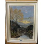 An interesting collection of late 19th/early 20th century continental oil paintings by or attributed