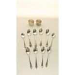 A set of four Old English pattern silver teaspoons, Peter & William Bateman, London, 1812, each