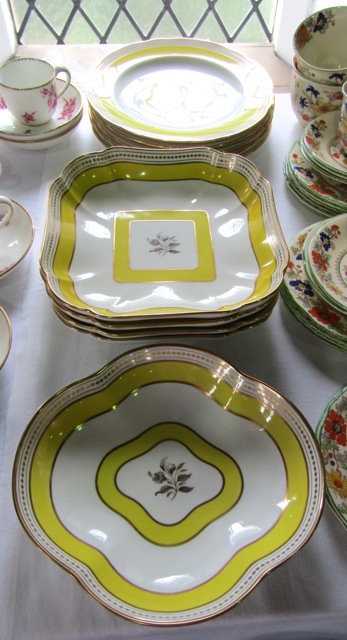 A collection of early 20th century Copeland Spode dessert wares retailed by T. Goode and Co, and