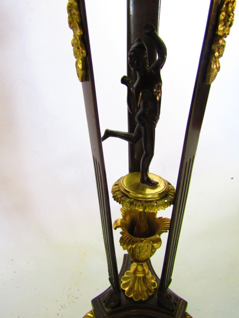 A good quality 19th century (believed to be French Imperial) freestanding tall table centrepiece, - Image 4 of 7