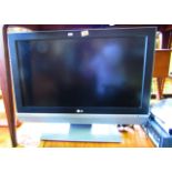 (Exors Sale) LCD Plasma TV, model 32LC2DB-EC, with DVD player, etc - cables & handsets