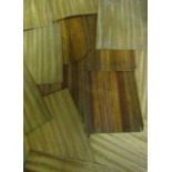 A quantity of strips of various wood veneers (ideal for restoration)