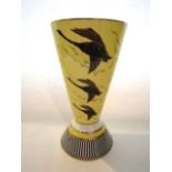 A large Royal Worcester vase from the Art Deco collection 'Homeward Bound', commemorating the