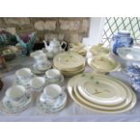 A collection of Royal Doulton The Coppice dinnerwares pattern number 5803 comprising: three oval