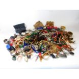 A large miscellaneous collection of costume jewellery