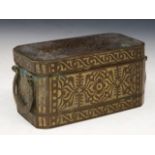 A 19th century bronze-work betel nut box, attributed to the Maranao people (Southern Philippines)