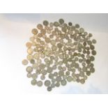 A collection of English pre 1947 post 1920 silver coinage, 1,160 gms