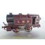 A 20th century Hornby 0 gauge LMS tank engine numbered 2115, 16 cm long approx