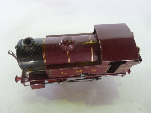 A 20th century Hornby 0 gauge LMS tank engine numbered 2115, 16 cm long approx - Image 2 of 3