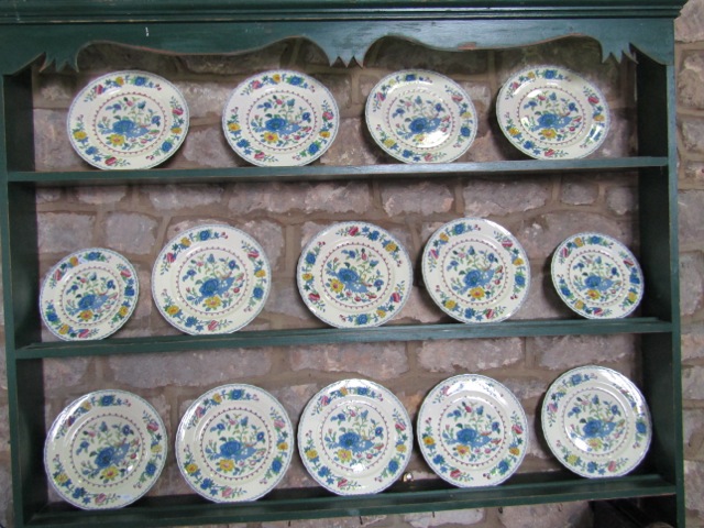 An extensive collection of Masons Regency pattern dinner, tea and coffee wares comprising: a two