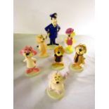 A collection of Royal Doulton John Beswick models from the Top Cat series comprising Top Cat,