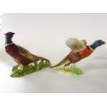 A Beswick model of a pheasant with outstretched wings and with printed impressed marks to base