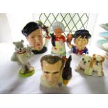 A collection of boxed Royal Doulton wares including a limited edition character jug- The Artful