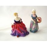 Two Royal Doulton figures of Annette HN1472 and Lady Fayre HN1265