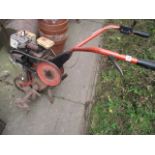 A Wolseley garden rotavator with three HP Briggs & Stratton engine, model number AC3400