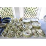 An extensive collection of late 19th century George Jones & Sons Briar pattern wares, comprising: