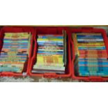 Three boxes containing 29 Dandy annuals, 1965-93, 21 Dandy annuals 1994-2014 and 34 Beano annuals