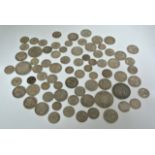 A quantity of pre 1920 English silver coinage 280 gm