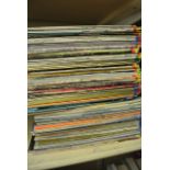 A large quantity of approximately 300 vinyl LPs including opera, comedy, light listening, musical,