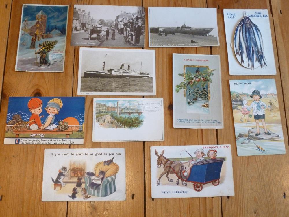 LARGE COLLECTION OF OVER 1200 POSTCARDS INCLUDING SCENES OF GREAT BRITAIN, EUROPE, COMIC CARDS, - Image 2 of 24