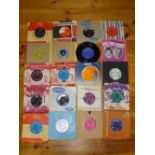 GOOD QUANTITY OF ROCK, POP, JAZZ AND CLASSICAL RECORDS: .45 RPM SINGLES (OVER 140) INCLUDING THE