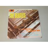 THE BEATLES PLEASE PLEASE ME, 1963 STEREO PCS 3042, 4th PRESSING BLACK/YELLOW LABEL, E.J. DAY