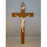 ENGLISH OAK CRUCIFIX (63.7 cm x 28 cm)