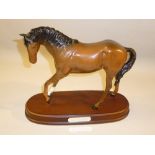 ROYAL DOULTON MODEL HORSE ON PLINTH "SPIRIT OF YOUTH" (21.2 cm x 26 cm)