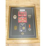 WORLD WAR TWO NAZI INSIGNIA, MEDALS AND VARIOUS DECORATIONS INCLUDING BREAST BADGES (GENERAL