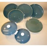 QUANTITY OF CERAMICS COMPRISING POOLE POTTERY 'CAMEO' PATTERN (5 x DINNER PLATES, 1 x VEGETABLE DISH