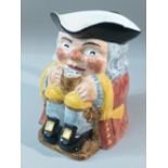 CLARICE CLIFF NEWPORT POTTERY TOBY JUG (H: 17 cm)