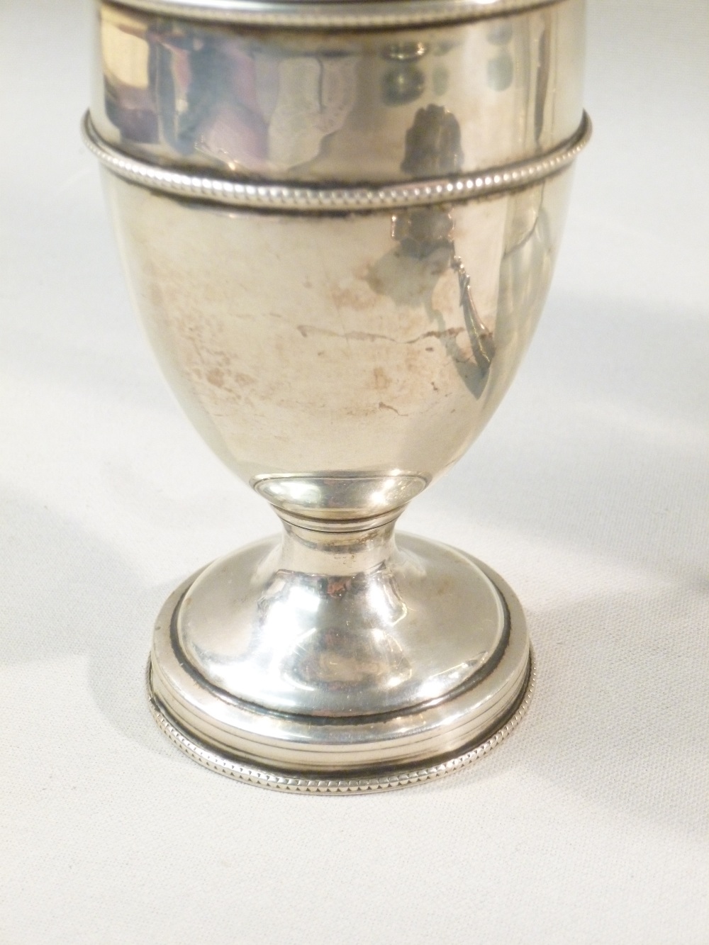 HARRODS LTD SILVER SUGAR SIFTER BY RICHARD BURBIDGE, LONDON 1912, SILVER PUNCH LADLE BY PHILIP - Image 3 of 9