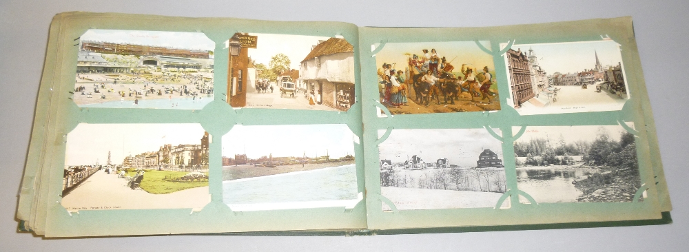 VICTORIAN/EDWARDIAN POSTCARD ALBUM CONTAINING AT LEAST 200 POSTCARDS - Bild 24 aus 27