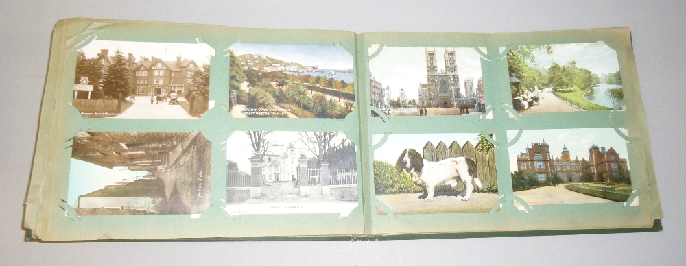 VICTORIAN/EDWARDIAN POSTCARD ALBUM CONTAINING AT LEAST 200 POSTCARDS - Bild 15 aus 27