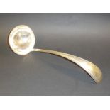 DUTCH SILVER SOUP LADLE 2ND STANDARD (198g)