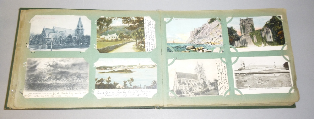 VICTORIAN/EDWARDIAN POSTCARD ALBUM CONTAINING AT LEAST 200 POSTCARDS - Bild 5 aus 27