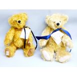 TWO DEAN'S COLLECTORS CLUB TEDDY BEARS (DEAN'S RAG BOOK CO. LTD.) 'TOM' No. 443, H: 30 cm AND A